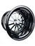 NOVA - GLOSS BLACK by Ultra Light-Wheels-Packard Performance-15x7-4x137-Black Market UTV