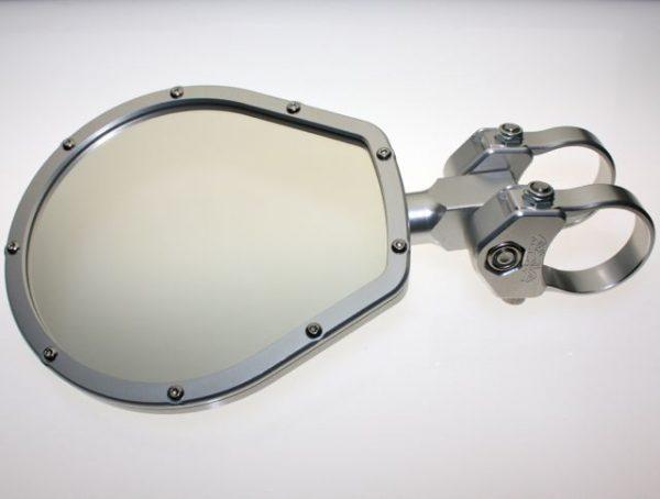 6&quot; Flat Folding Side Mirror-Mirrors-Axia Alloys-Satin (raw Aluminum)-0.75&quot;-Black Market UTV