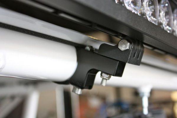 LED Light Bar Mount for Bottom Mount Vision X Style-Mounts-Axia Alloys-Satin (raw Aluminum)-0.75&quot;-Black Market UTV