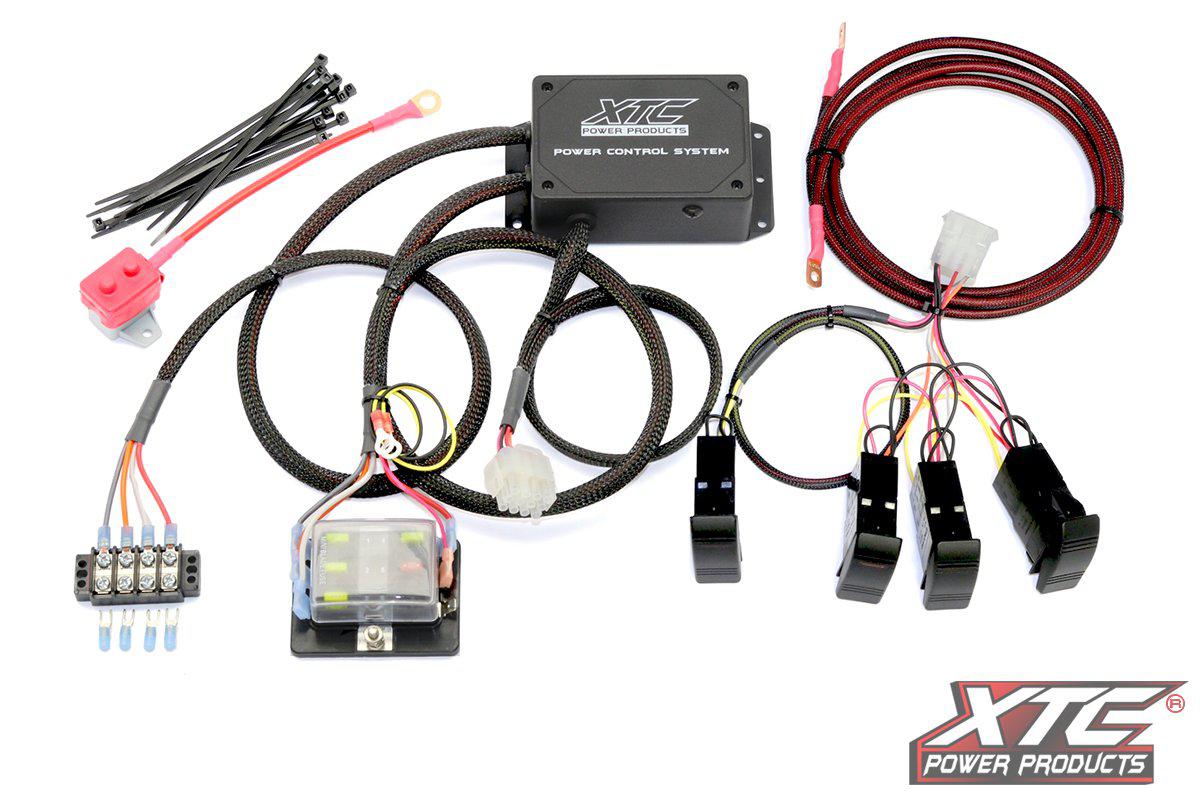 Maverick X3 Plug &amp; Play 4 Switch Power Control System-Power Management-XTC-I&#39;ll Use Custom Rocker Switches-Black Market UTV