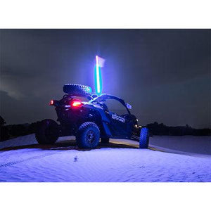 Tusk LED Lighted Whip 4'-Whips-Tusk-4'-Black Market UTV