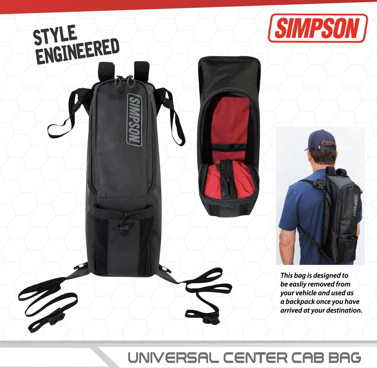 Simpson Universal Center Cab Bag-Seats & Harness-Simpson-Black Market UTV